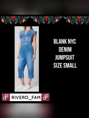 NWT | BLANK NYC |  DENIM JUMPSUIT | SIZE SMALL